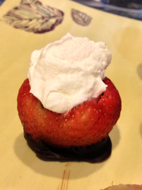 Decided to whip up some whipped cream a little later- Definitely worth it!